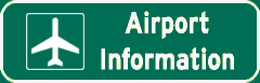 Philadelphia International Airport Information sign